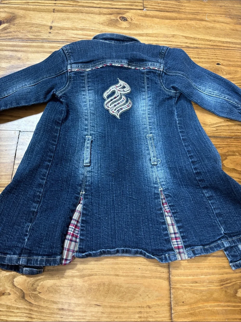 Vintage Rocawear Girls Size 3T Long Denim Jacket or Dress w/o Belt
